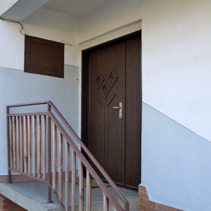 ADLO - Thermo- Au�enraumdoppelfl�gelt�r JUBEO, verglast, Thermo Dreifach-panzerglas P502, Glas Silvit - Bronze