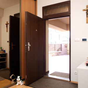 ADLO - Thermo-Sicherheitst�r TEJEN, glatt mit Oberlichte, Gesamth�he der Zusammenstellung 246 cm