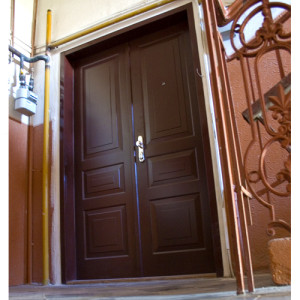 ADLO - Sicherheitst�r ADUO, zweifl�gelige, Kassettenausf�hrung atyp, Schallschutz