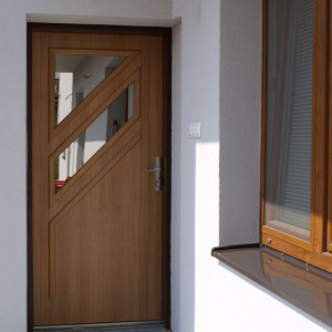 ADLO - Thermo-Au�enraumt�r Kasto, verglast P453, Thermo Dreifach-Panzerglas