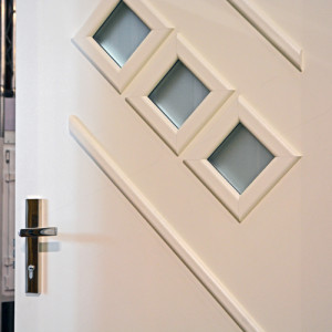 ADLO - Thermo-Sicherheitst�r KASIM, verglast P520, dreifachglas, T�roberfl�che Geta 242, Glas Matelux