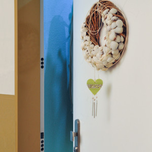 ADLO - Sicherheitst�r ARDEN, Oberfl�che der T�r und der Zarge zweifarbig, unterschiedlich von innen und von au�en