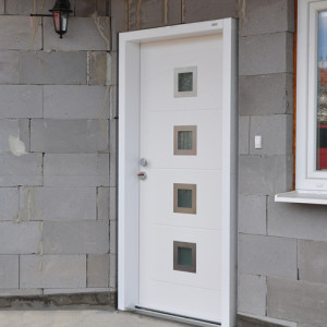 ADLO - Eingangssicherheitst�r ARDEN, verglast atyp, Thermo f�r den Au�enbereich