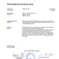 ADLO Sicherheitst�ren TEJEN M4, TEDUO, ADUO, ARDEN EN 1627, RC3