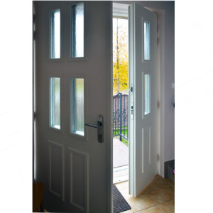ADLO � Sicherheitst�r TEDUO, zweifl�gelig Termo Exterior, gepanzertes Dreifachglas P351, H�he 220 cm