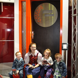 ADLO-Sicherheitst�r ARDEN, NOBLESSE, Zaira 004, Thermo, Fixteil verglast mit Ausgitterung