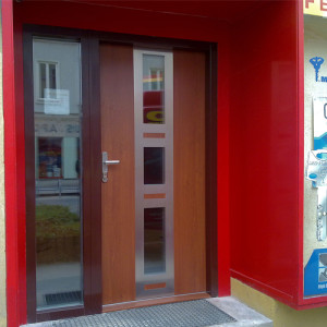 ADLO - Sicherheitst�r ADUO, NOBLESSE, Dalia 004, Termo Exterieur, seitliche Lichtl�cke