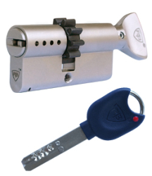 RB Locxis ADLO Sicherheitsschloss, mit Widerhaken, 95mm/50xT45 oliv, 5 Schlssel.