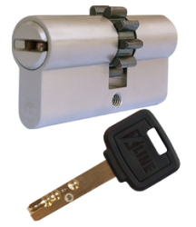 Resist XLINE Biometriezylinder, Stange, 90mm/40xM50, 5 Schlssel - ohne Motor